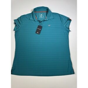 Men Golf Shirt Moisture Wicking Dry Fit Performance Sport Golf Polo Shirts Sz XL
